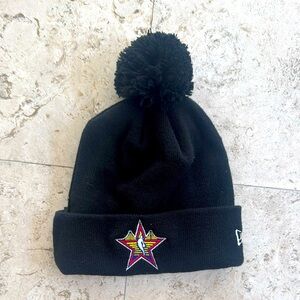NBA New Era Black Beanie with NBA ALL STARS 25 logo - new